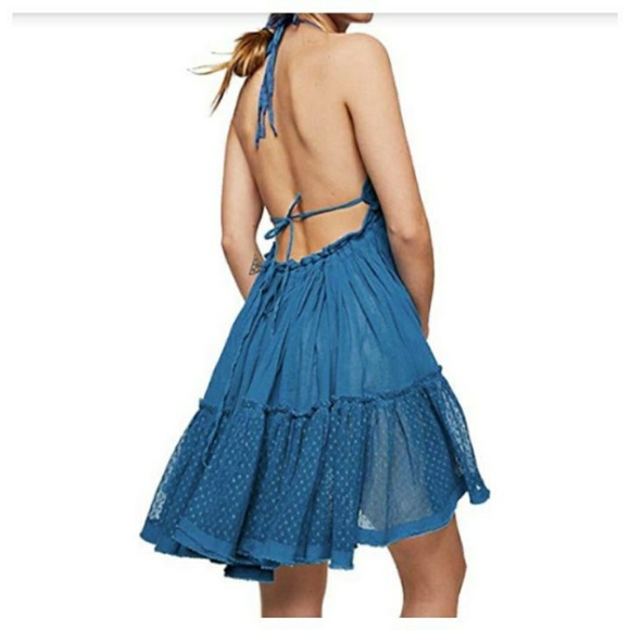 SEXY HALTER SUMMER SHORT DRESS - Picture 2 of 7